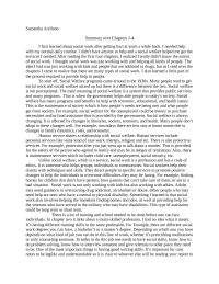 Summary over Chapters 1-4