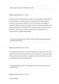 Fin 394 What economic functions