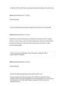 Fin 557 Quiz