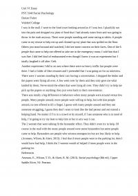 Unit VI Essay