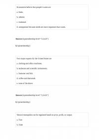 Economics 684 Quiz 1 Economists