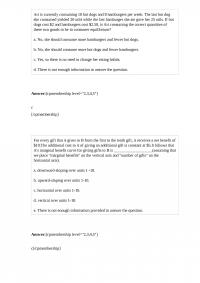 MicroEconomic 830 Quiz 2
