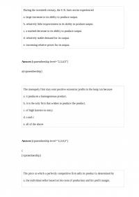 Economics 865 During the