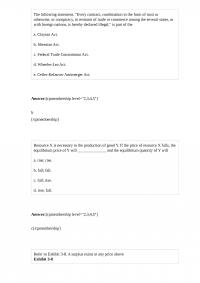ECON A 629 The following