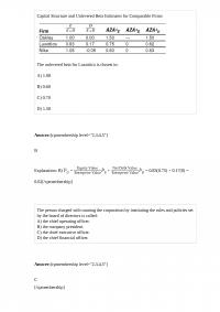 FIN 109 Quiz