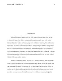 Comparison paper Running head
