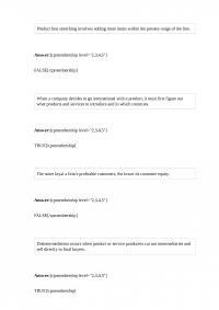 Marketing 249 Homework