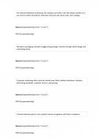 Marketing 869 Homework