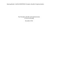 The Principles, Benefits and Compliance of Lean Accounting