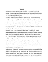 essay on accounting