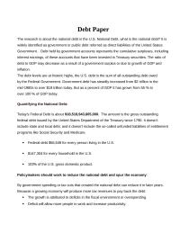 Debt Paper