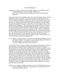 Annotated Bibliography