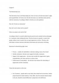 The Relationship Lens