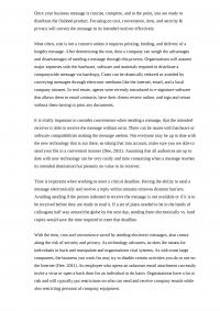 Technology in Business Communications
