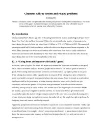 Chunyun railway system and related problems