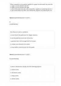 ECON A 257 Quiz 3