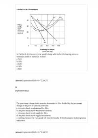 MicroEconomic 204 Test 1