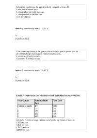 MicroEconomic 473 Quiz 2