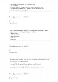 MicroEconomic 421 Quiz 2