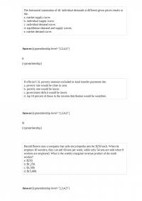 BUS 593 The horizontal summation
