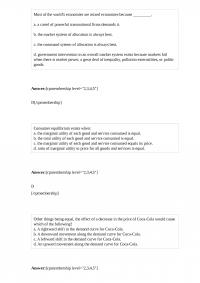 MicroEconomic 583 Quiz 2