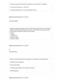 MicroEconomic 151 Test 1