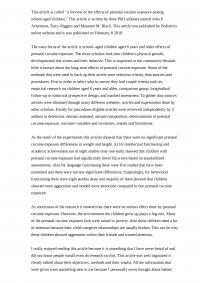 A Review of the effects of prenatal cocaine exposure among school-aged children