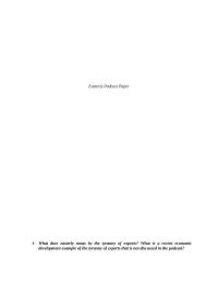 Easterly postcast paper