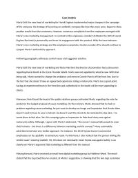 Case analysis Case AnalysisMarty