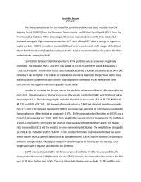 Portfolio Report