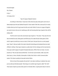 Classification Essay Poreah