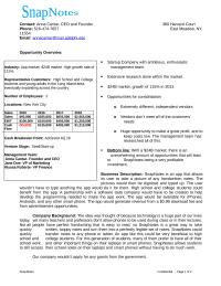 Marketing Executive Summary