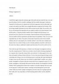 Biology Assignment #1