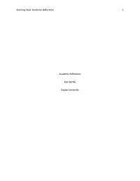 Academic Reflections