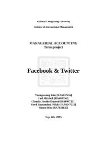 Facebook & Twitter Analysis