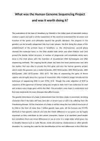What was the Human Genome Sequencing Project and was it worth doing it?