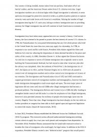 Immigration: Killing the American Dream