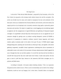 The Oops Factor