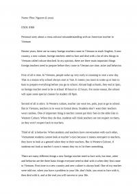 personal story