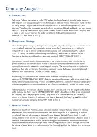 Paderno Case Study