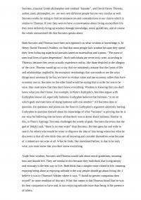 Essay on Socrates
