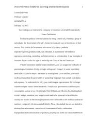Strategic Management Democratic