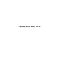 Key Comparison Of Male Vs. Female