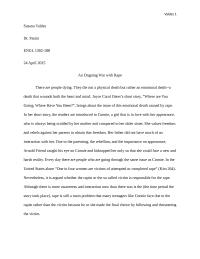 A war against rape