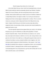 Should Congress Enact Stricter Gun Control Laws?