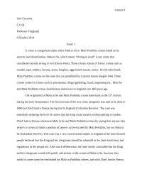 Intro to Criminal Justice