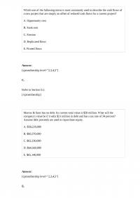 FIN 705 Quiz 1