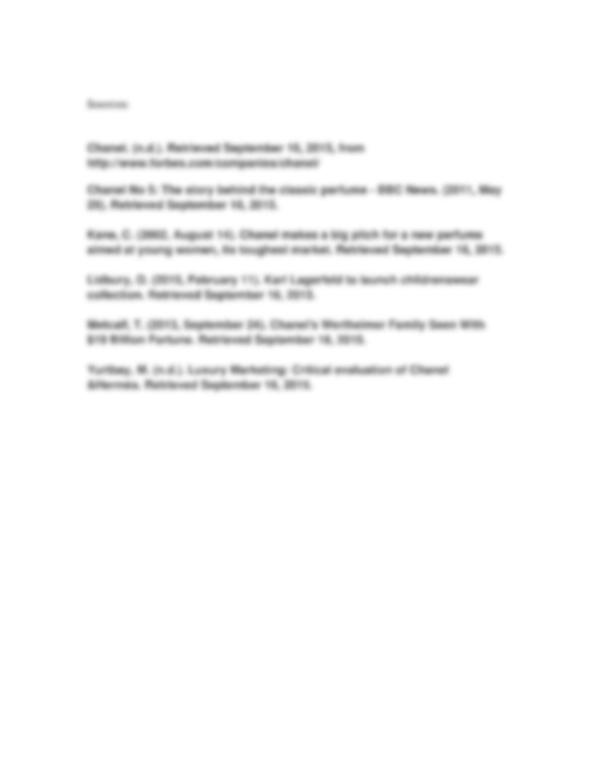 Chanel brand facts picture