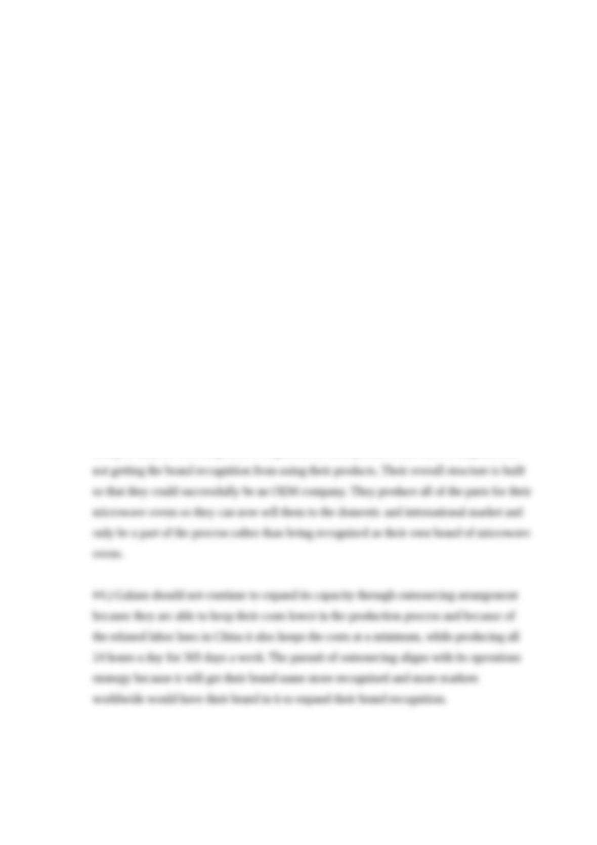 Galanz case study essay example image