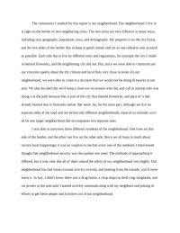 Ethnographic Report